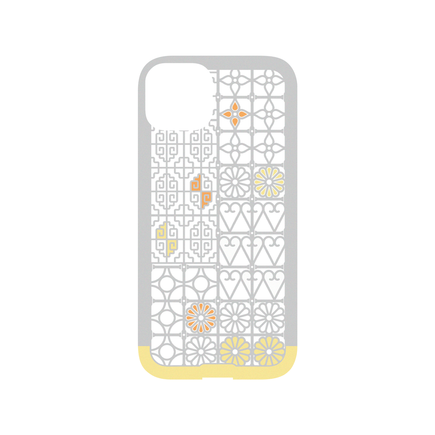 RHINOSHIELD X OldHouseFace Mod NX (MagSafe compatible) iPhone 13 Case - Taiwans Window Guard - South Backplate