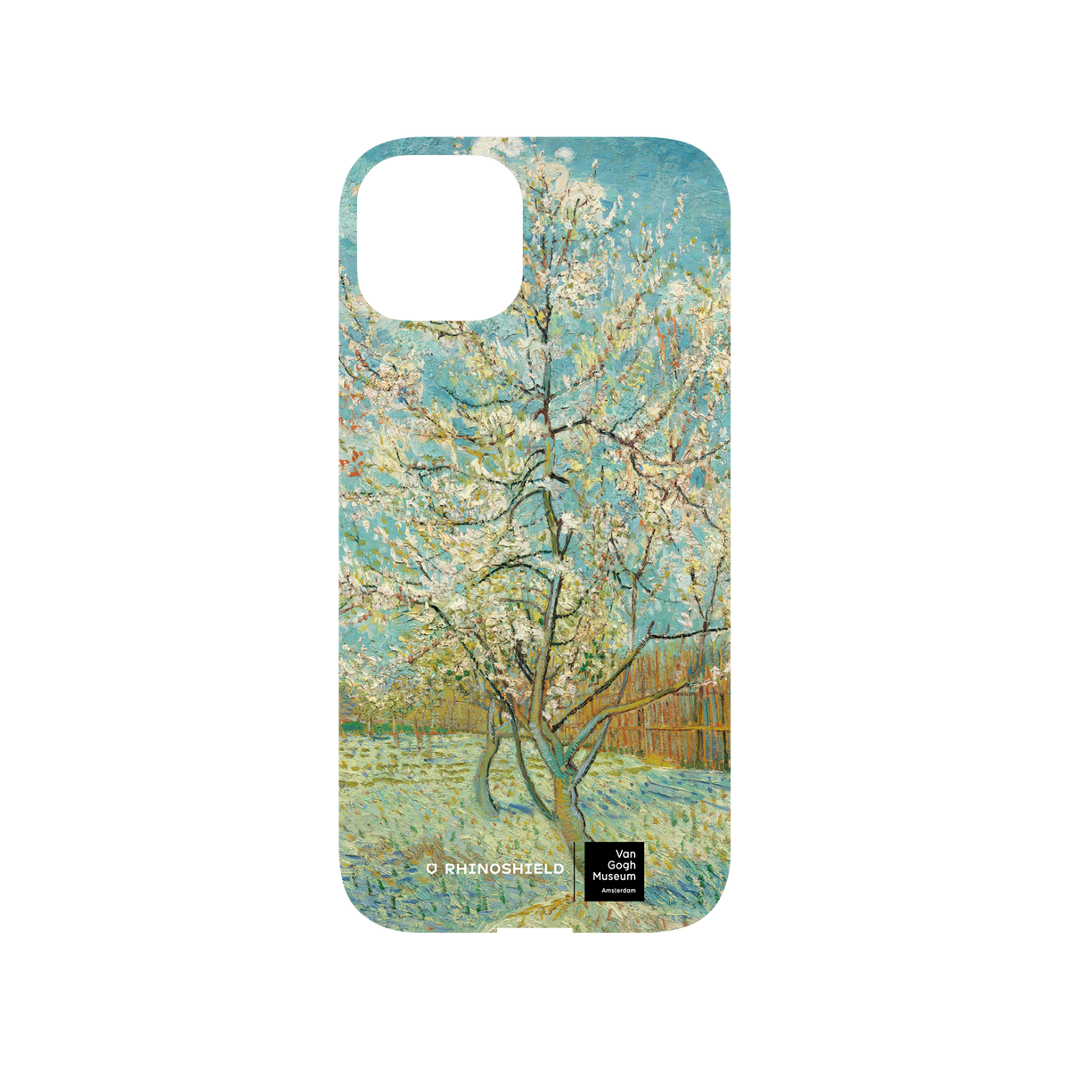 RhinoShield X Van Gogh Museum Mod NX iPhone 13 Case - Peach Tree in Blossom Backplate