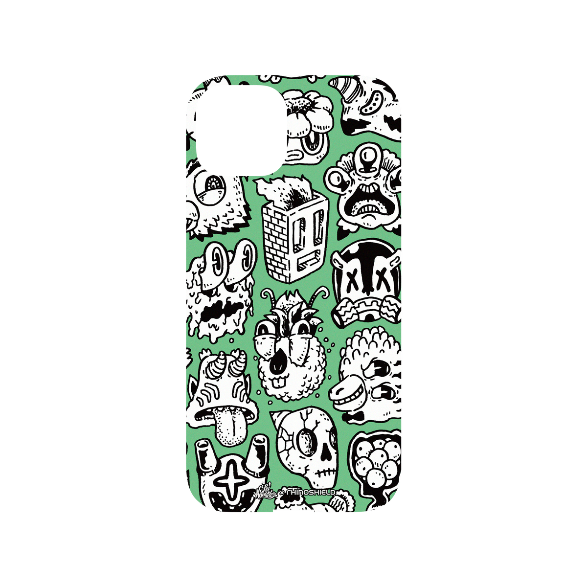 RhinoShield X Lei Melendres Mod NX iPhone 13 Case - Fun Portraits Backplate