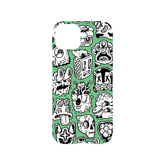 RhinoShield X Lei Melendres Mod NX iPhone 13 Case - Fun Portraits Backplate