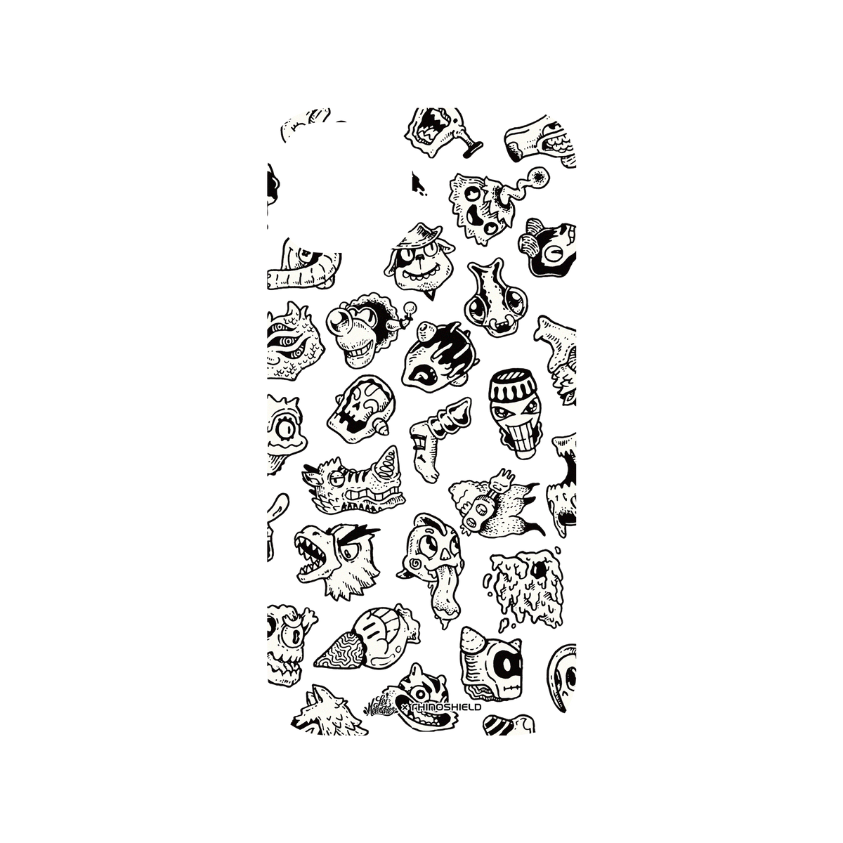 RhinoShield X Lei Melendres Mod NX iPhone 13 Case - Monster Head Collection Backplate