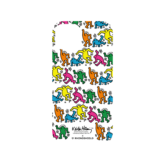 RhinoShield X Keith Haring Mod NX iPhone 13 Case - Dancing Figures Backplate