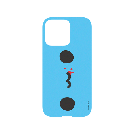 RhinoShield X BUGCAT CAPOO Mod NX iPhone 13 Pro Case - Big Face Capoo (Blue) Backplate