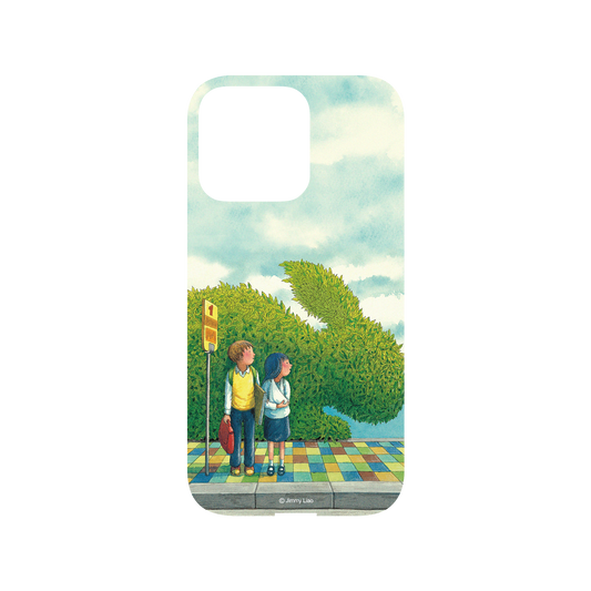 RHINOSHIELD X Jimmy Mod NX iPhone 13 Pro Case - Year of the Rabbit Series - Waiting for the Bus Backplate