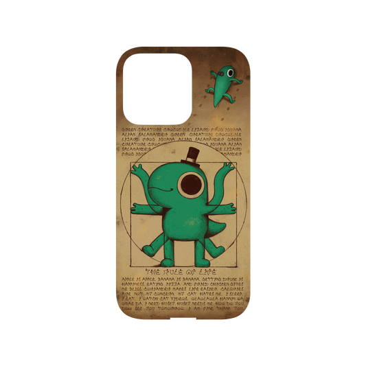 RhinoShield X Incrediville Mod NX iPhone 13 Pro Case - Vitruvian Lizard Backplate