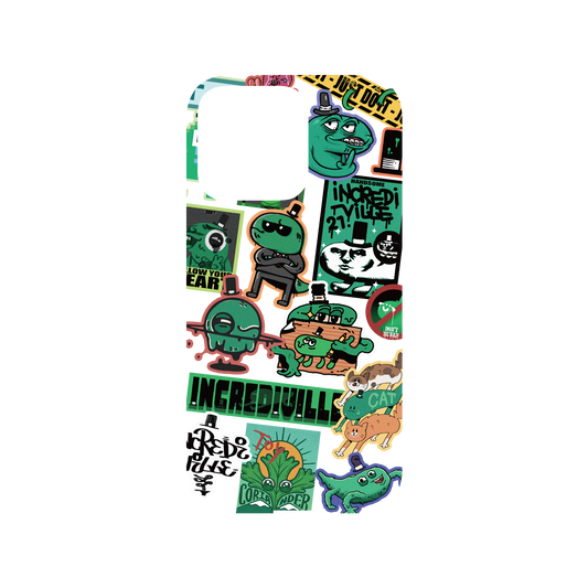 RhinoShield X Incrediville Mod NX iPhone 13 Pro Case - Odd Sticker Album Volume 2 Backplate