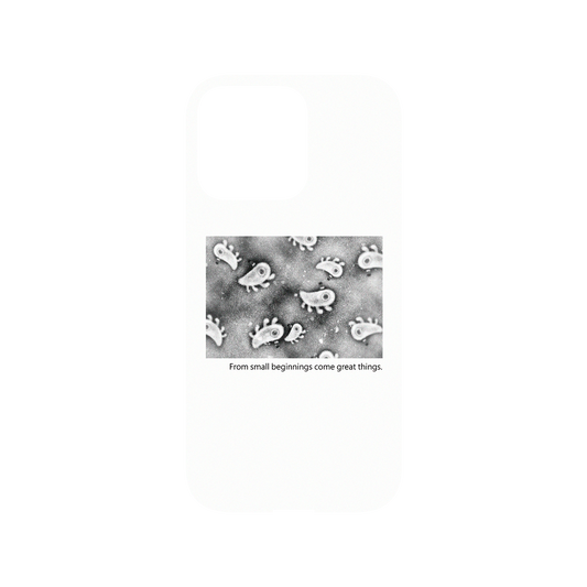 RHINOSHIELD X Incrediville  Mod NX iPhone 13 Pro Case - Microscopic Observation - White Backplate