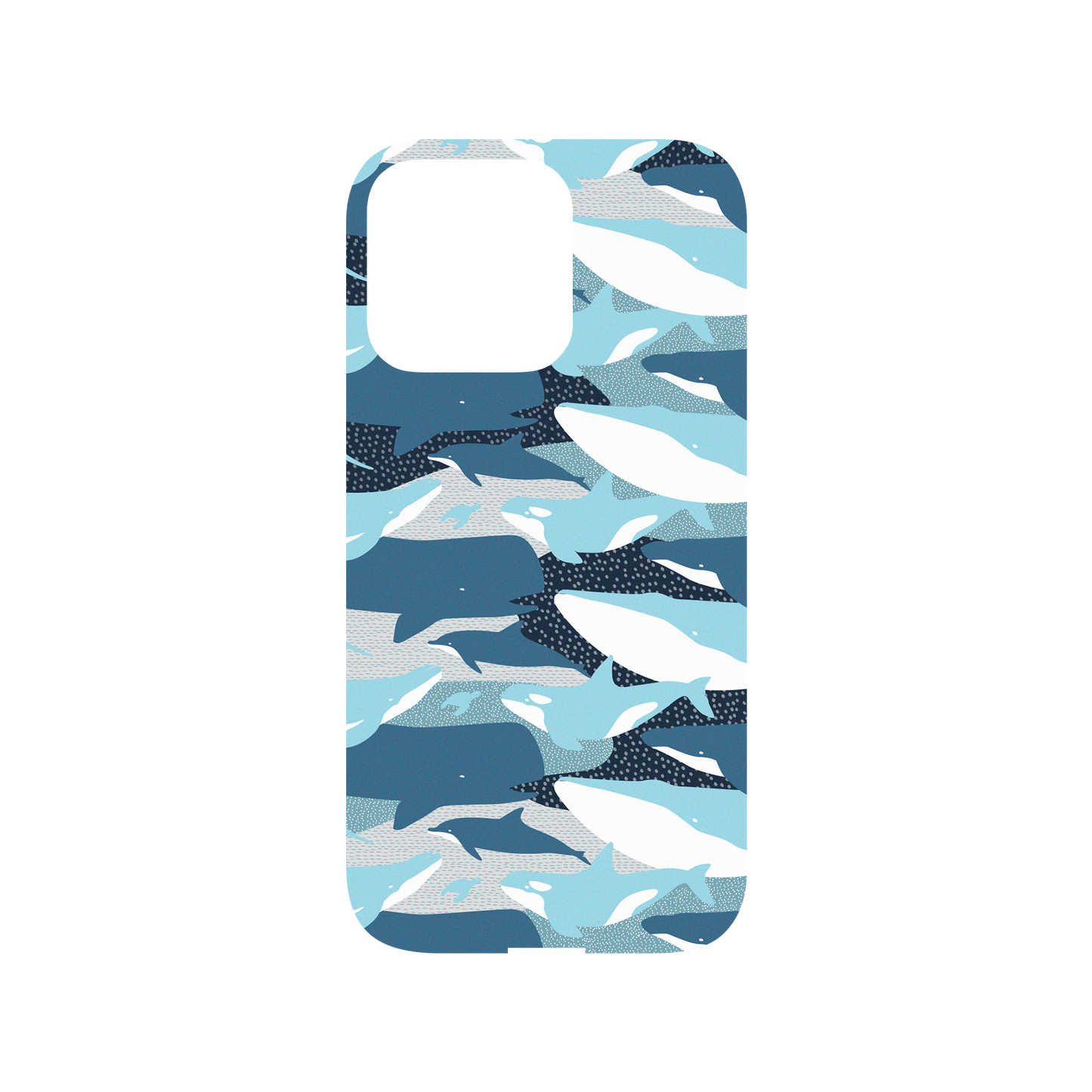 RHINOSHIELD X WasangShow Mod NX (MagSafe compatible) iPhone 13 Pro Case - Whale Camouflage Backplate