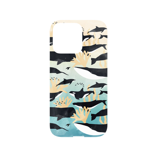 RHINOSHIELD X WasangShow Mod NX iPhone 13 Pro Case - Call of the Ocean Backplate