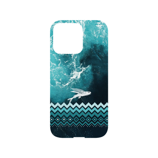 RHINOSHIELD X WasangShow Mod NX iPhone 13 Pro Case - Flying Fish in the Deep Sea Backplate