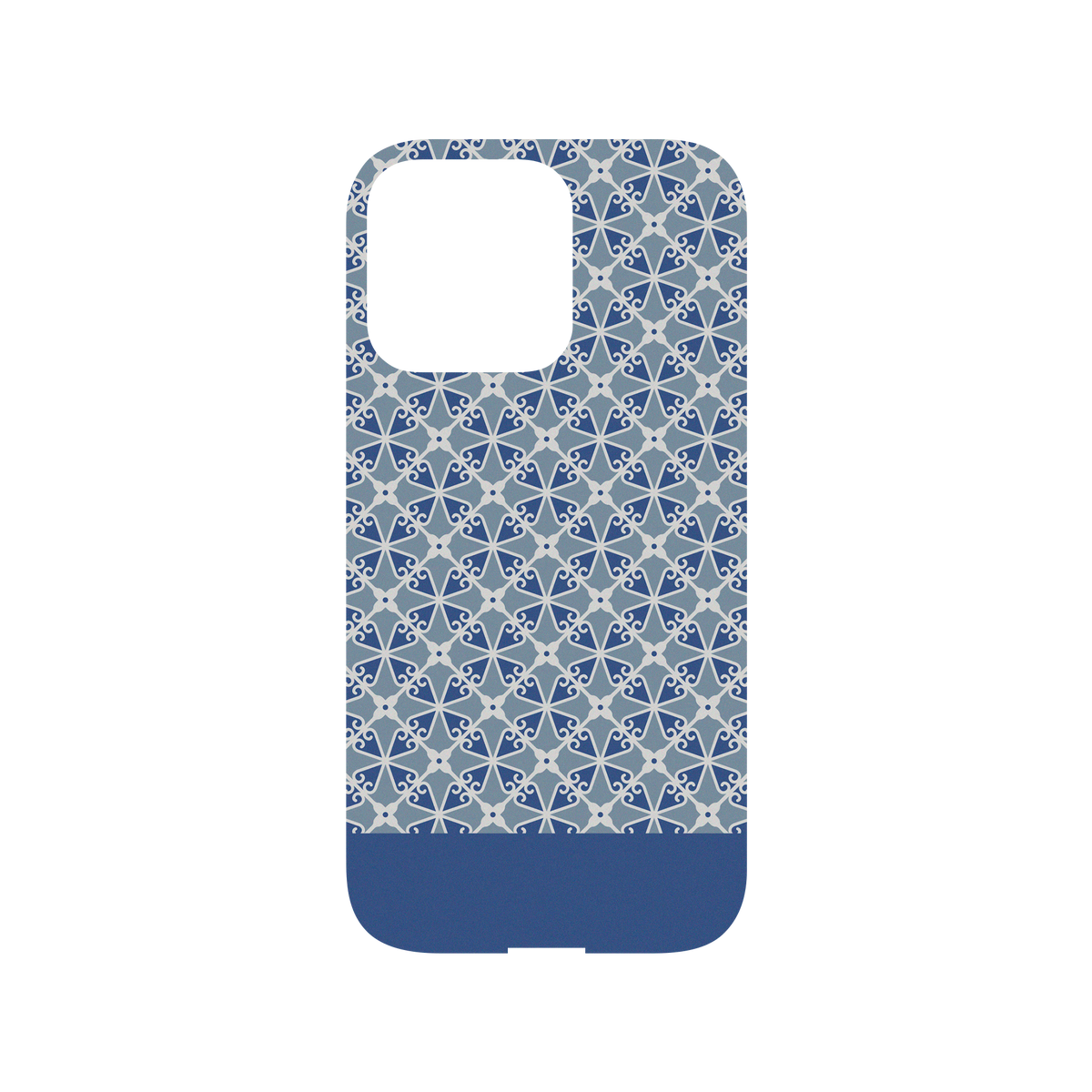 RhinoShield X OldHouseFace Mod NX iPhone 13 Pro Case - Window Guard - Blue Backplate