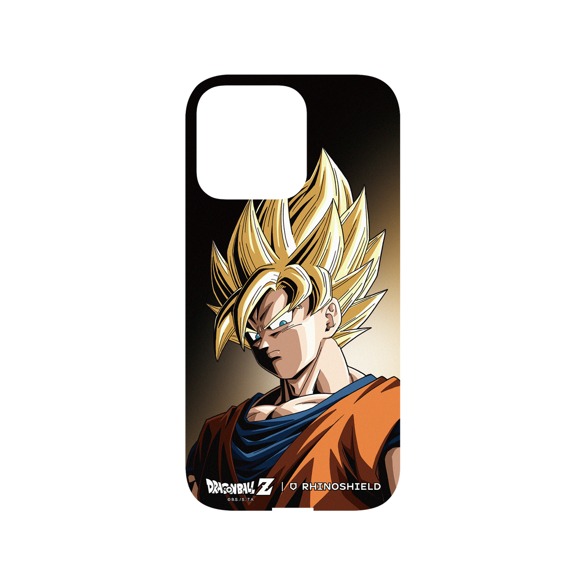 RhinoShield X Dragon Ball Z Mod NX iPhone 13 Pro Case - Goku - Super Saiyan - Dark edition Backplate