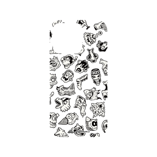 RhinoShield X Lei Melendres Mod NX iPhone 13 Pro Case - Monster Head Collection Backplate