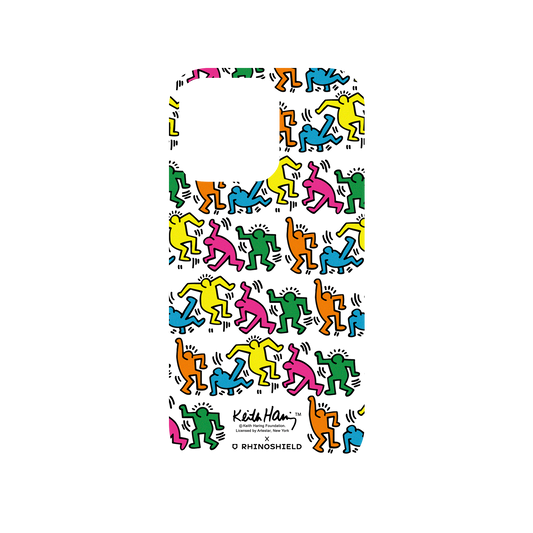 RhinoShield X Keith Haring Mod NX iPhone 13 Pro Case - Dancing Figures Backplate