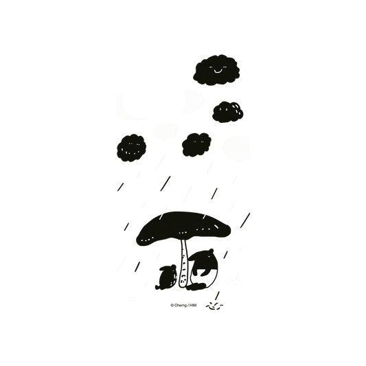 RhinoShield X LAIMO Mod NX iPhone 13 Pro Max Case - It's Raining (Transparent) Backplate