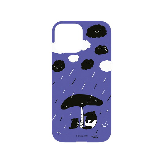 RhinoShield X LAIMO Mod NX iPhone 13 Pro Max Case - It's Raining (Purple) Backplate