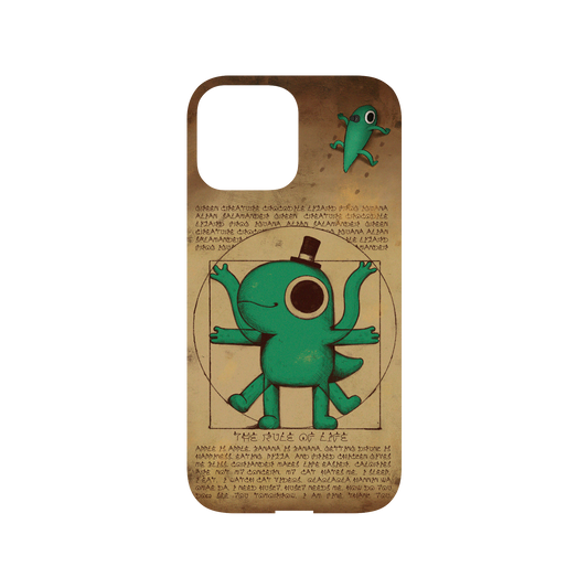 RhinoShield X Incrediville Mod NX iPhone 13 Pro Max Case - Vitruvian Lizard Backplate