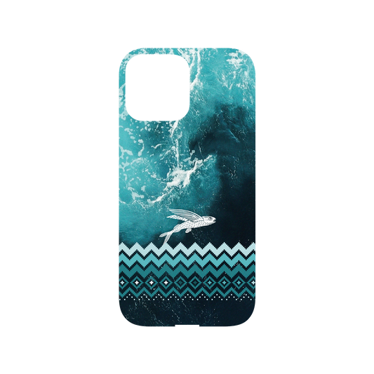 RHINOSHIELD X WasangShow Mod NX iPhone 13 Pro Max Case - Flying Fish in the Deep Sea Backplate