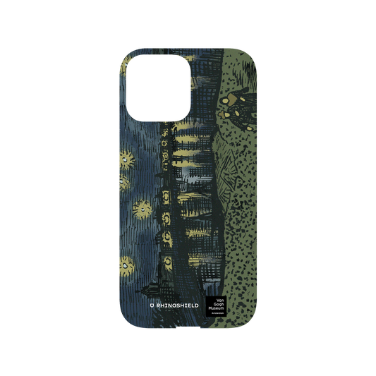 RHINOSHIELD X Van Gogh Museum  Mod NX iPhone 13 Pro Max Case - Sketch of Starry Night Over the Rhône - Recolored by RHINOSHIELD Backplate