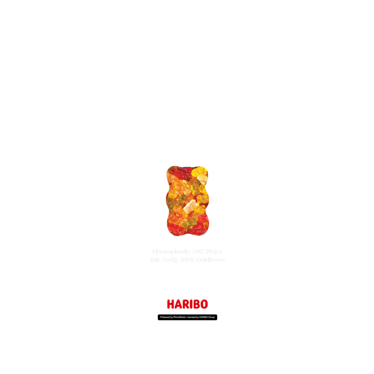 RhinoShield X Haribo Mod NX iPhone 13 Pro Max Case - 100% Goldbears Backplate