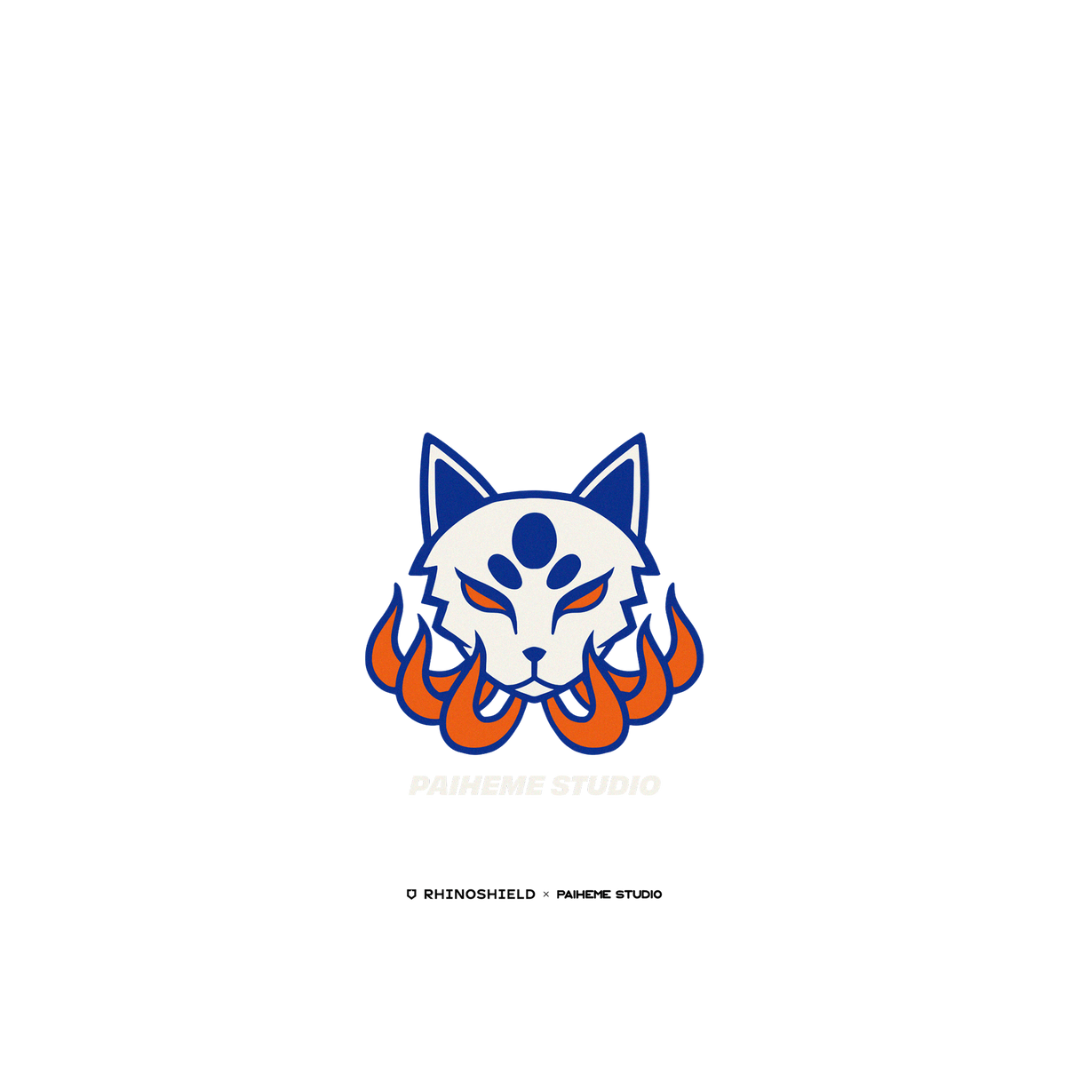 RHINOSHIELD X Paiheme Studio Mod NX iPhone 13 Pro Max Case - Kitsune Face Backplate