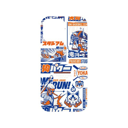 RHINOSHIELD X Paiheme Studio Mod NX iPhone 13 Pro Max Case - Yokai Baseball Mix Backplate