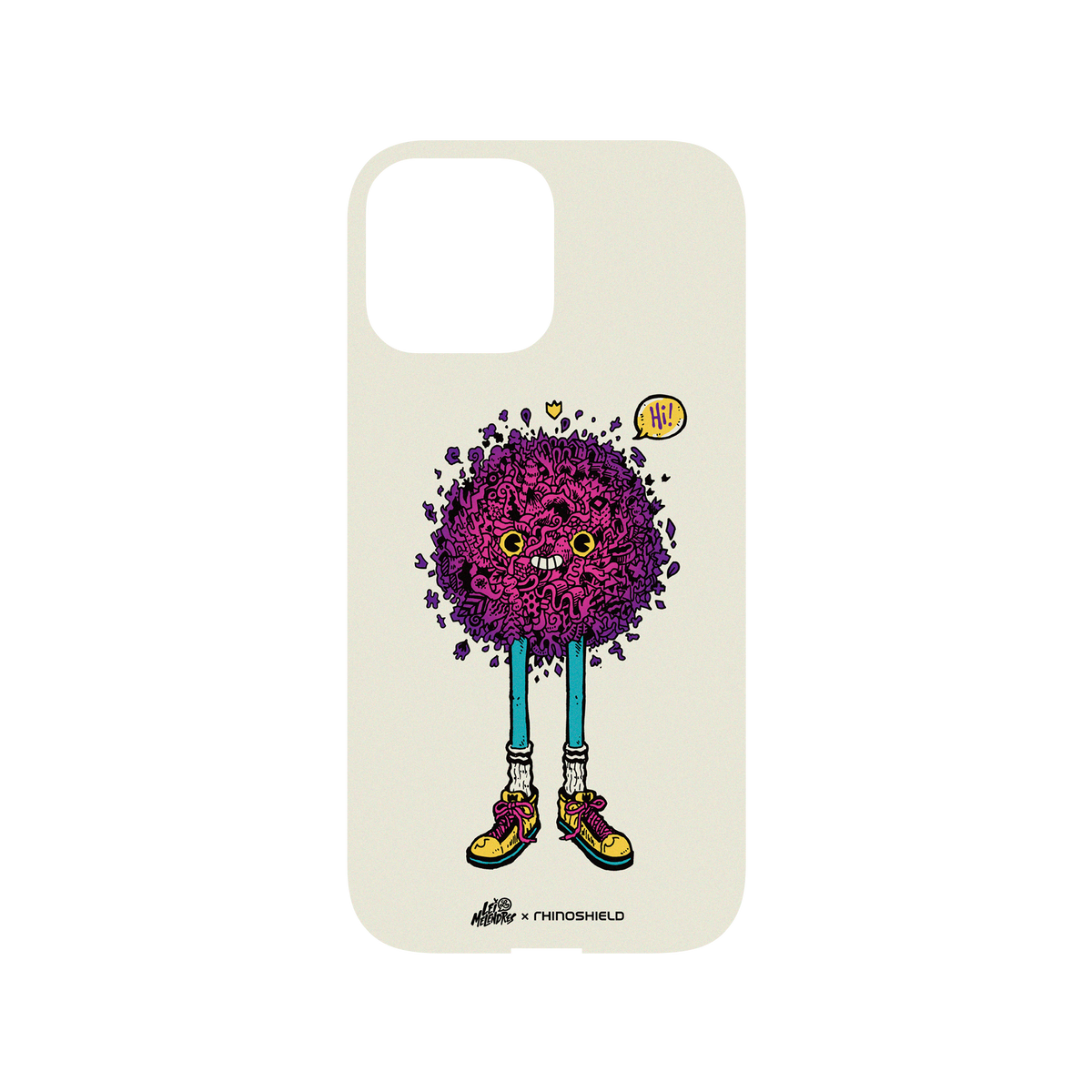 RhinoShield X Lei Melendres Mod NX iPhone 13 Pro Max Case - Fuzzy Head Backplate