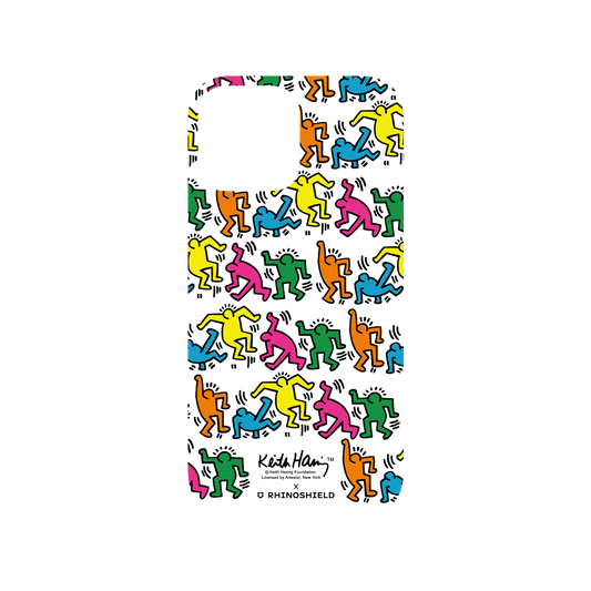 RhinoShield X Keith Haring Mod NX iPhone 13 Pro Max Case - Dancing Figures Backplate