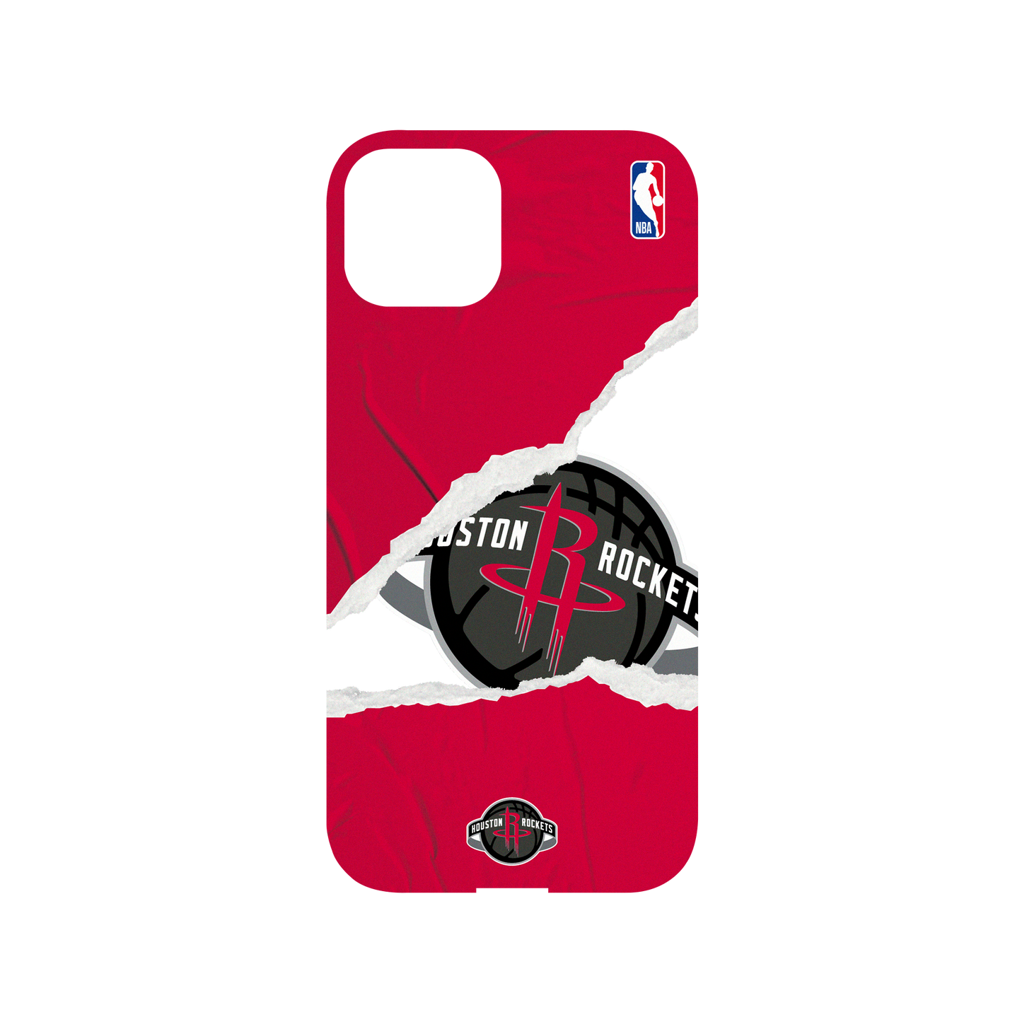 RHINOSHIELD X NBA Mod NX (MagSafe compatible) iPhone 14 Case - Houston Rockets - Sweat and Tears Backplate