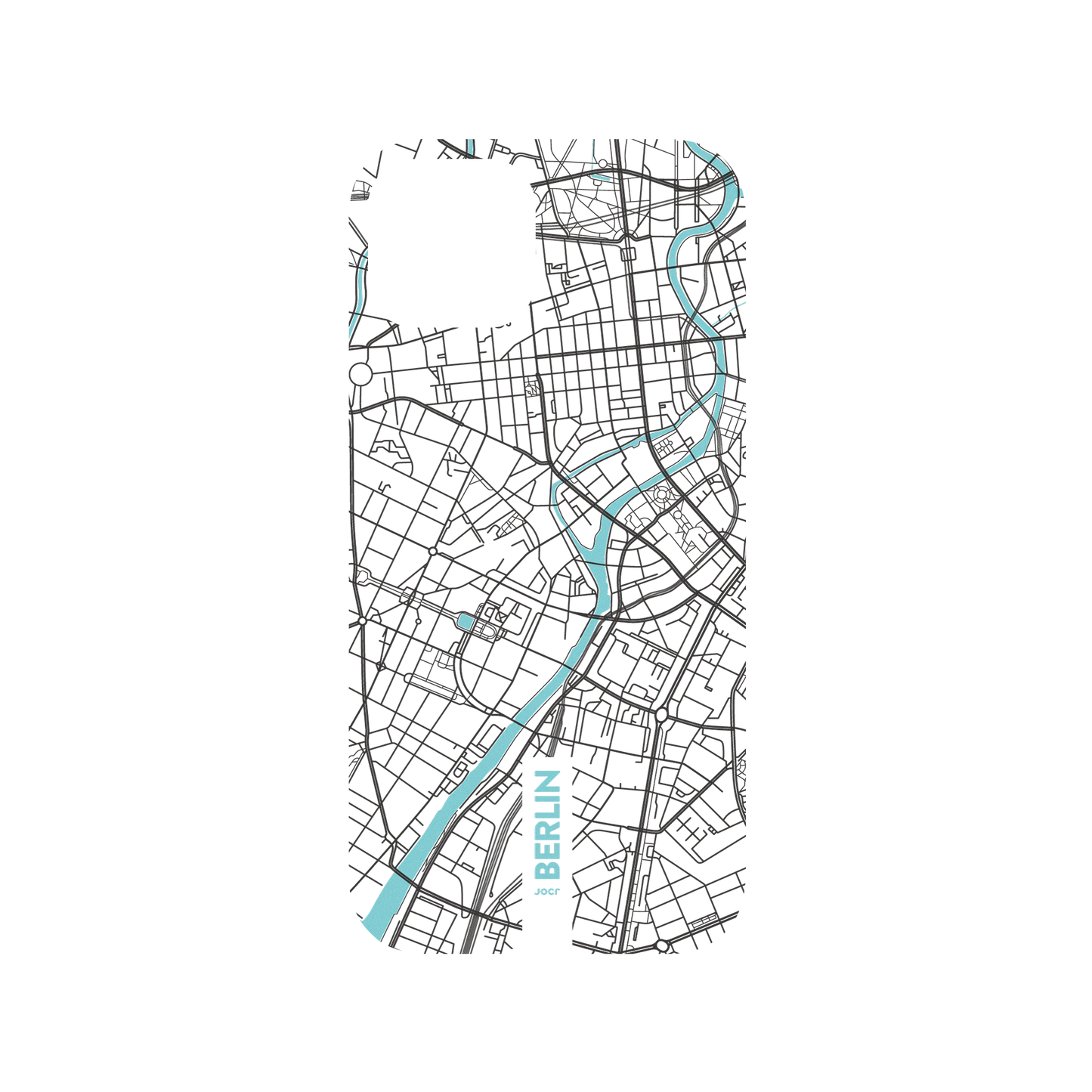RHINOSHIELD X JOCR Mod NX iPhone 14 Case - Berlin (Black Logo) Backplate