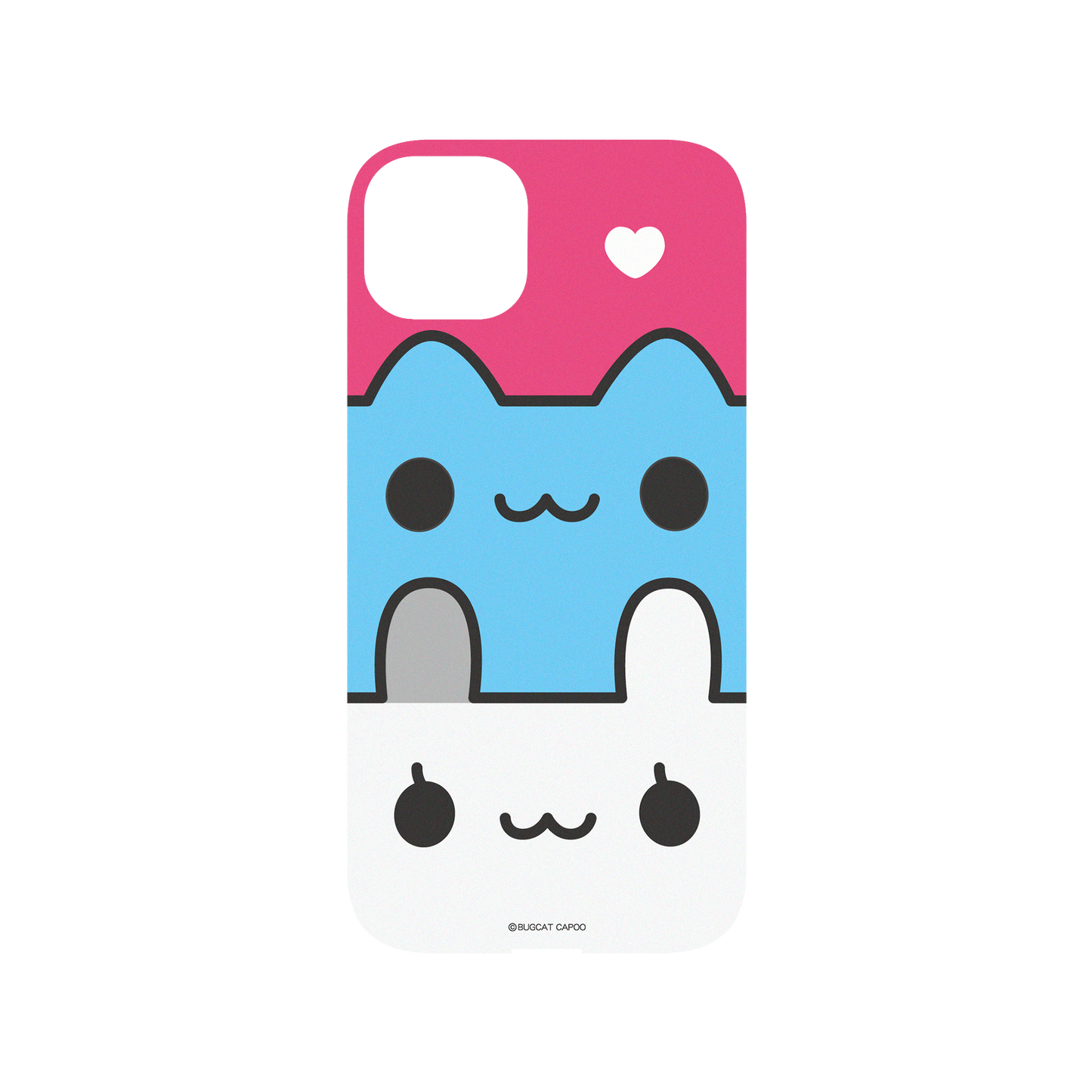 RHINOSHIELD X BUGCAT CAPOO Mod NX (MagSafe compatible) iPhone 14 Plus Case - Capoo Rabbit Jenga Backplate