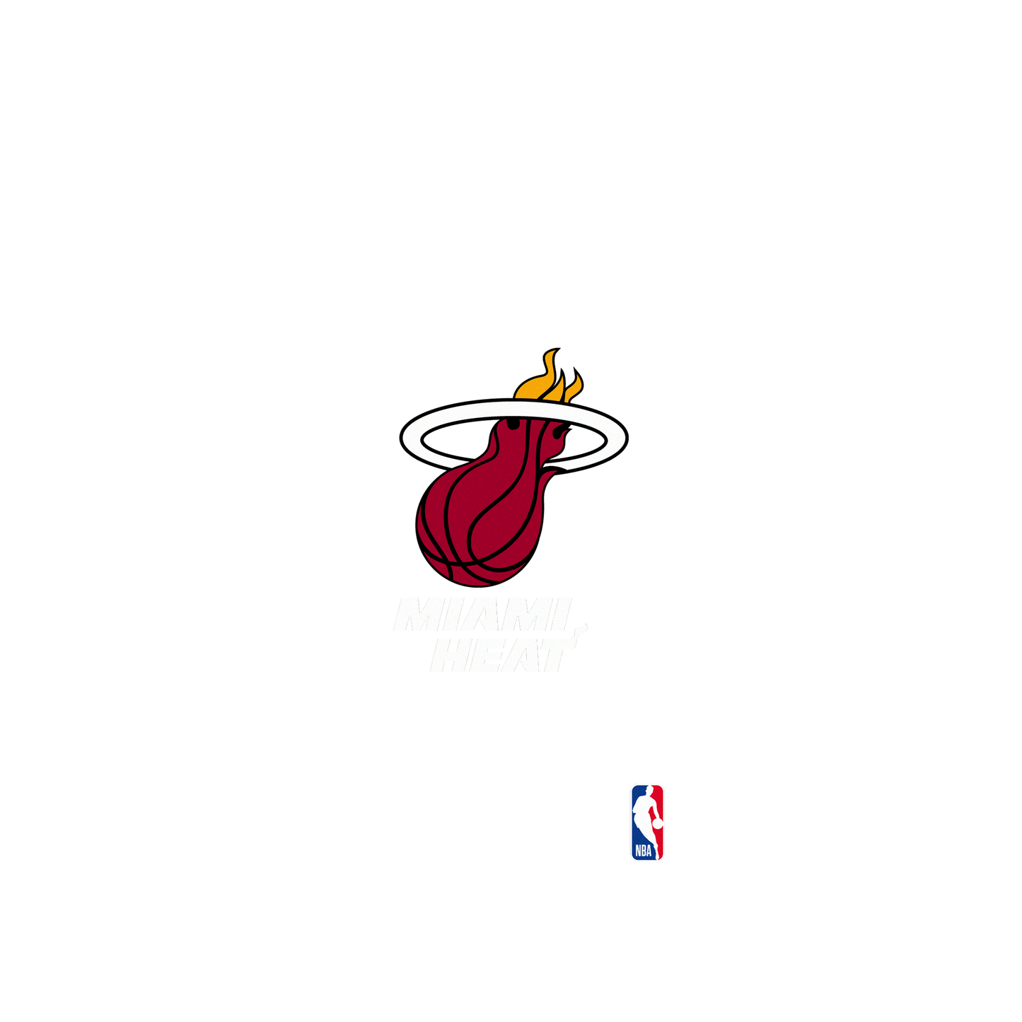 RHINOSHIELD X NBA Mod NX (MagSafe compatible) iPhone 14 Pro Max Case - Miami Heat - Light Backplate