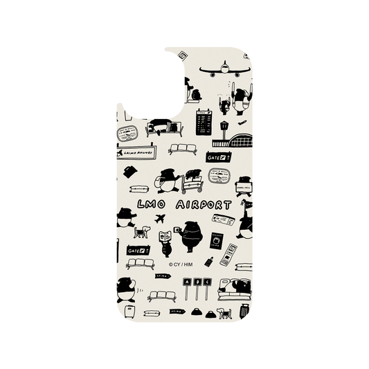 RHINOSHIELD X LAIMO Clear iPhone 12 Case - LMO AIRPORT