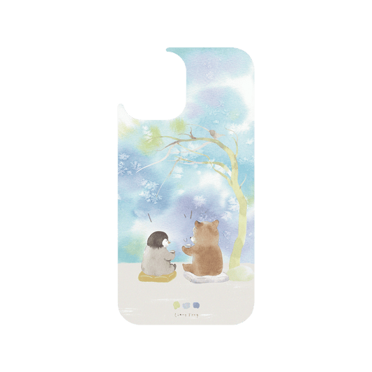 RHINOSHIELD X Liang Feng Clear iPhone 12 Pro Case - Penguin & Bear