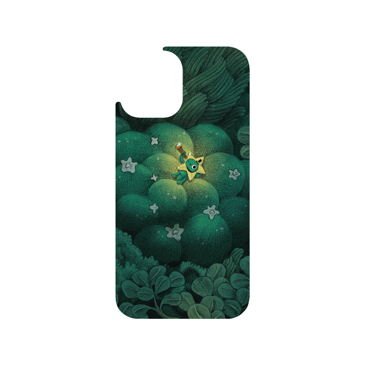 RHINOSHIELD X Incrediville Clear iPhone 12 Case - Green earth