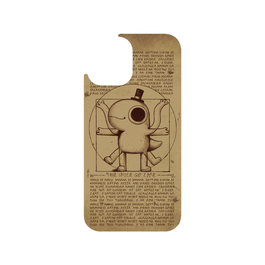 RHINOSHIELD X Incrediville Clear iPhone 12 Case - Vitruvian Lizard 2