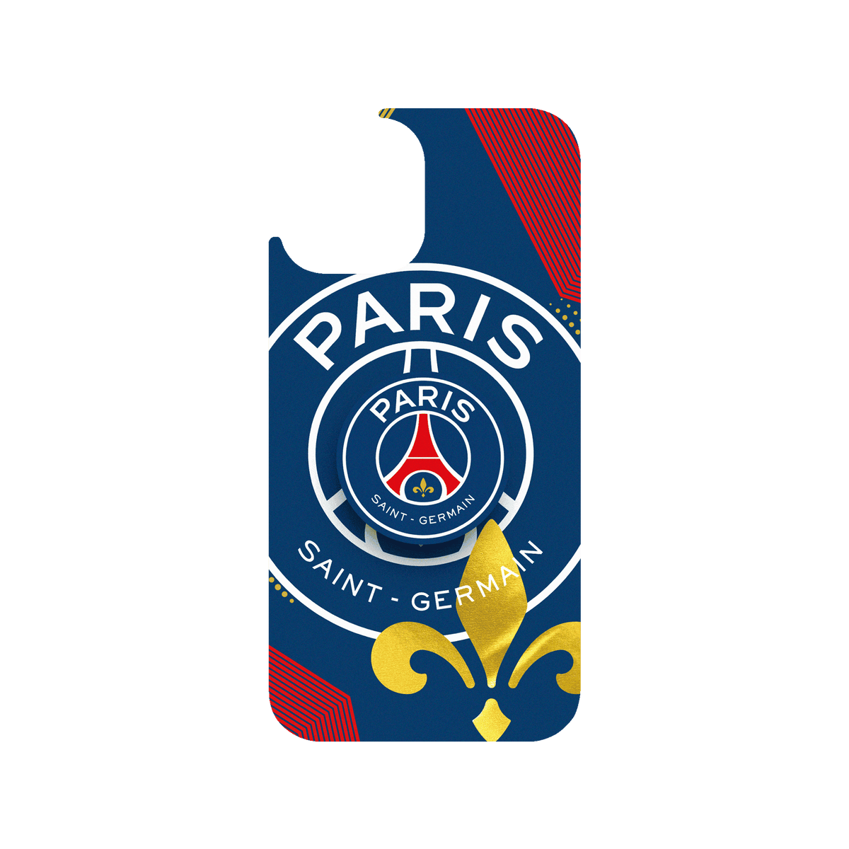 RHINOSHIELD X PSG Clear iPhone 12 Case - Paris Saint-Germain - Lily Flower