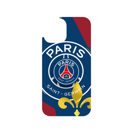 RHINOSHIELD X PSG Clear iPhone 12 Case - Paris Saint-Germain - Lily Flower