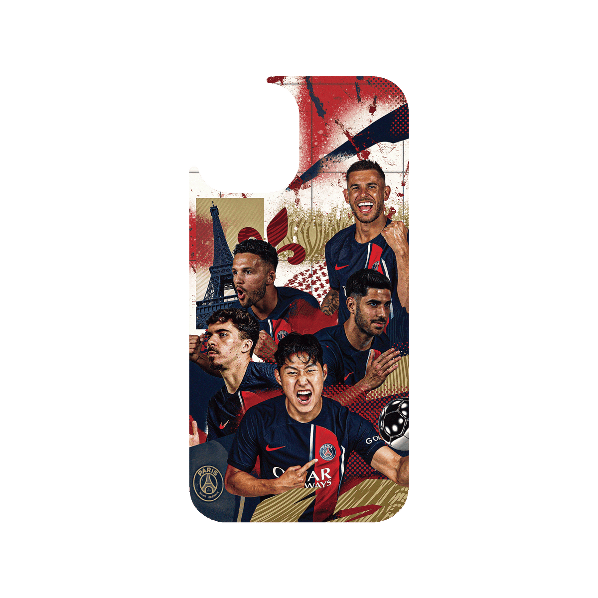 RHINOSHIELD X PSG Clear iPhone 12 Case - PSG Victory - Team 2