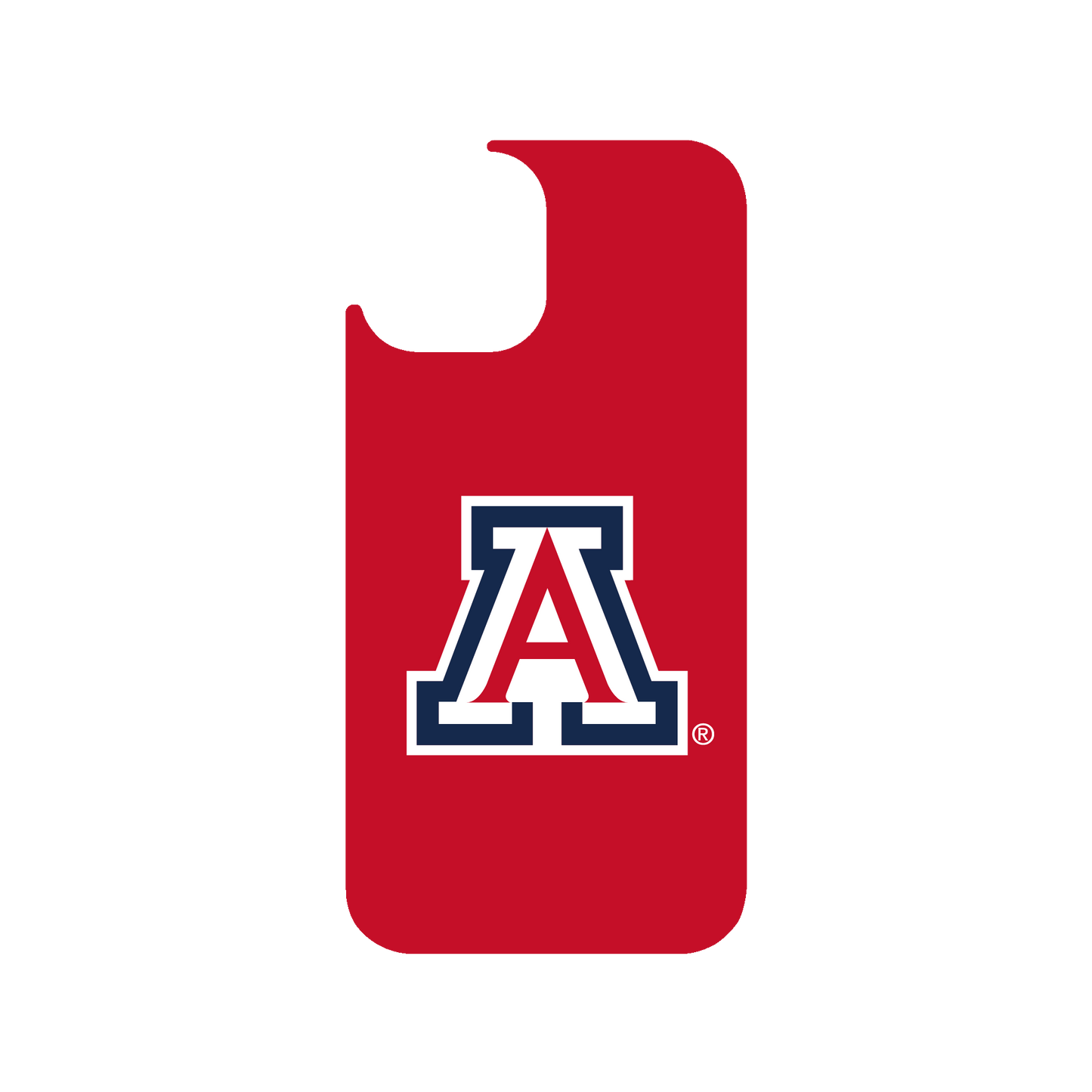 RHINOSHIELD X U.S. College Collections Clear iPhone 12 Pro Case - University of Arizona - Arizona-Dark