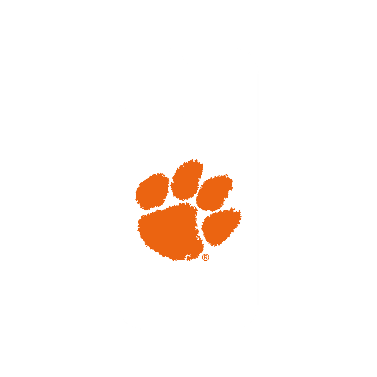 RHINOSHIELD X U.S. College Collections Clear iPhone 12 Case - Clemson University - Tigers-Light