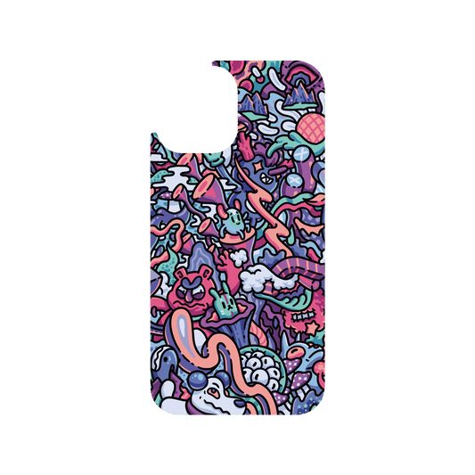 RHINOSHIELD X Lei Melendres Clear iPhone 12 Pro Case - Hidden Paradise