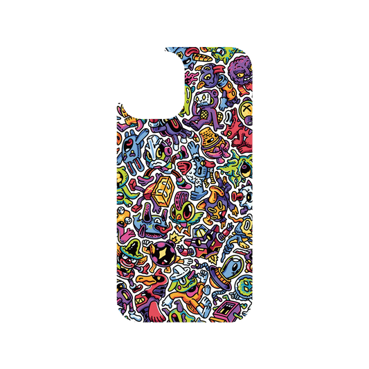 RHINOSHIELD X Lei Melendres Clear iPhone 12 Pro Case - Puzzle Movements