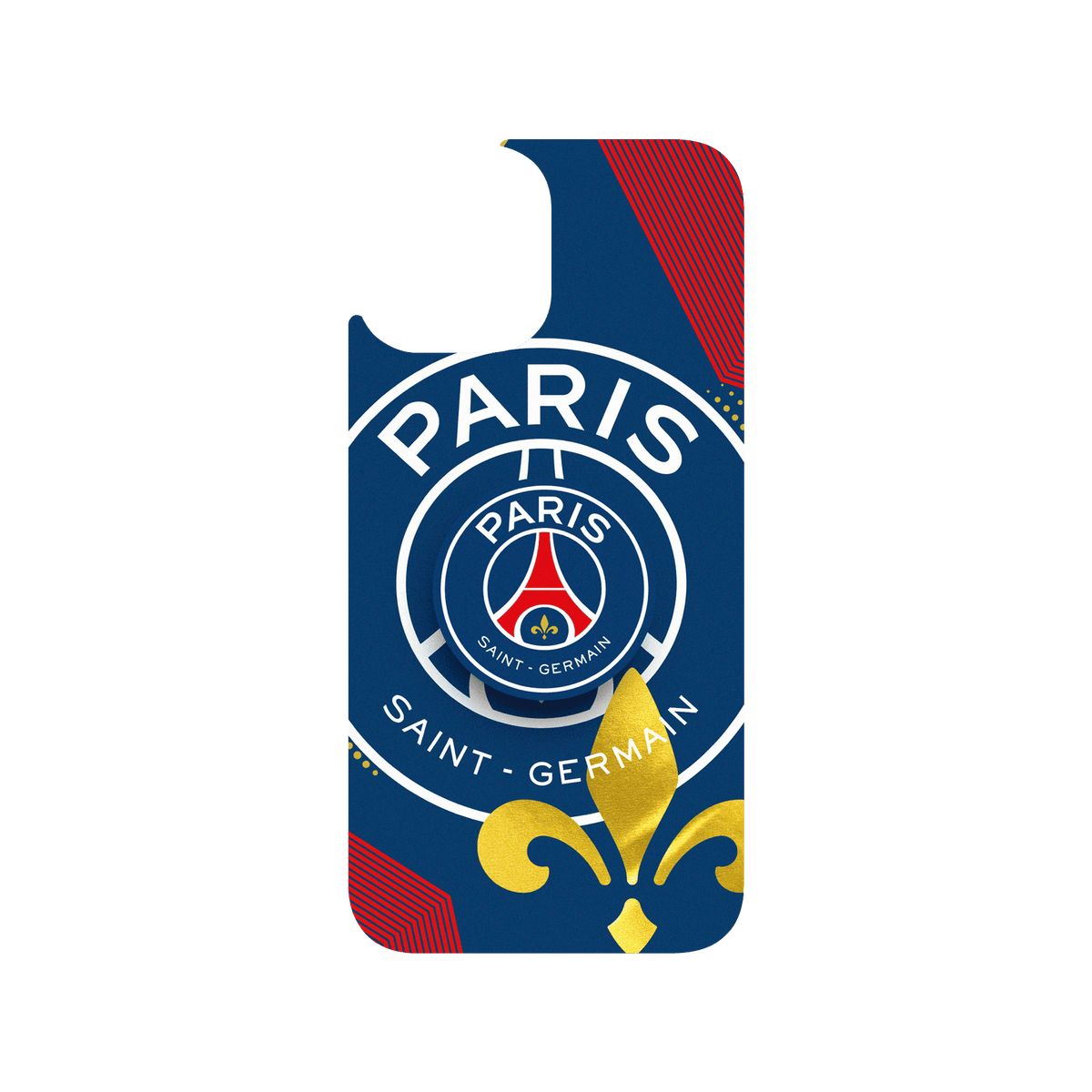 RHINOSHIELD X PSG Clear iPhone 12 Pro Max Case - Paris Saint-Germain - Lily Flower