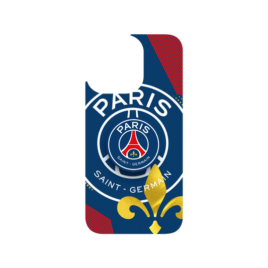 RHINOSHIELD X PSG Clear iPhone 13 Pro Case - Paris Saint-Germain - Lily Flower