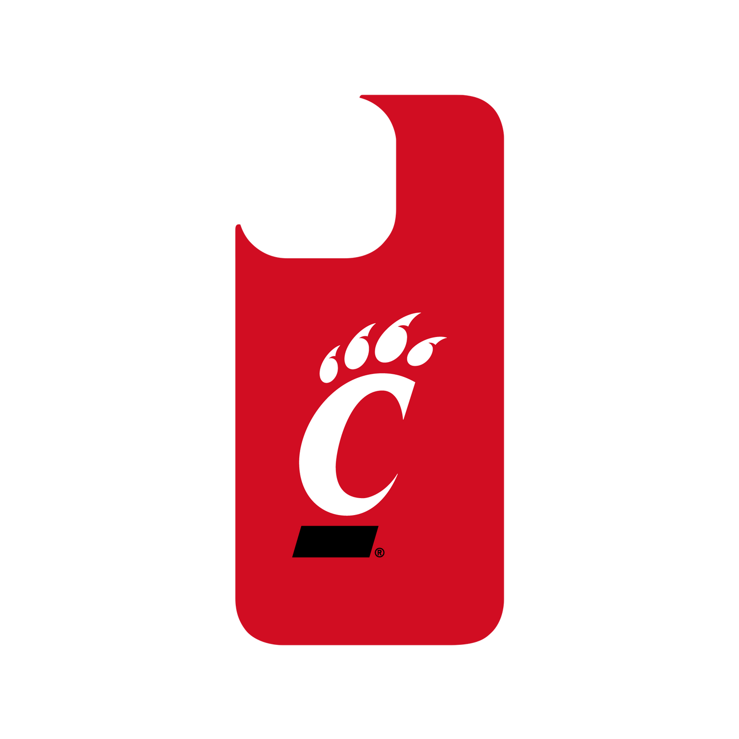 RHINOSHIELD X U.S. College Collections Clear Case (MagSafe compatible) iPhone 13 Pro - Cincinnati-Red
