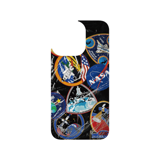 RHINOSHIELD | Cosmos Clear iPhone 13 Pro Case - Astronaut Suit - Insignia Patches