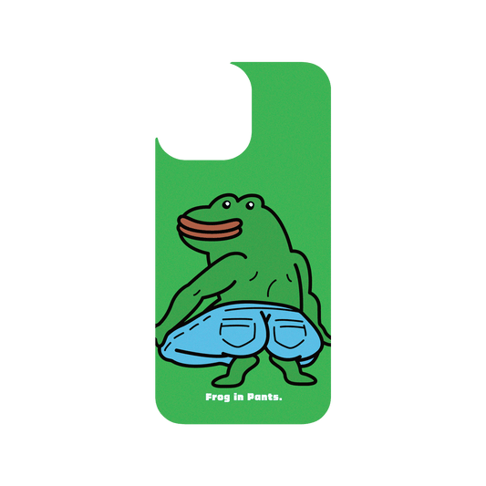 RHINOSHIELD X Incrediville Clear iPhone 13 Pro Max Case - Frog with pants