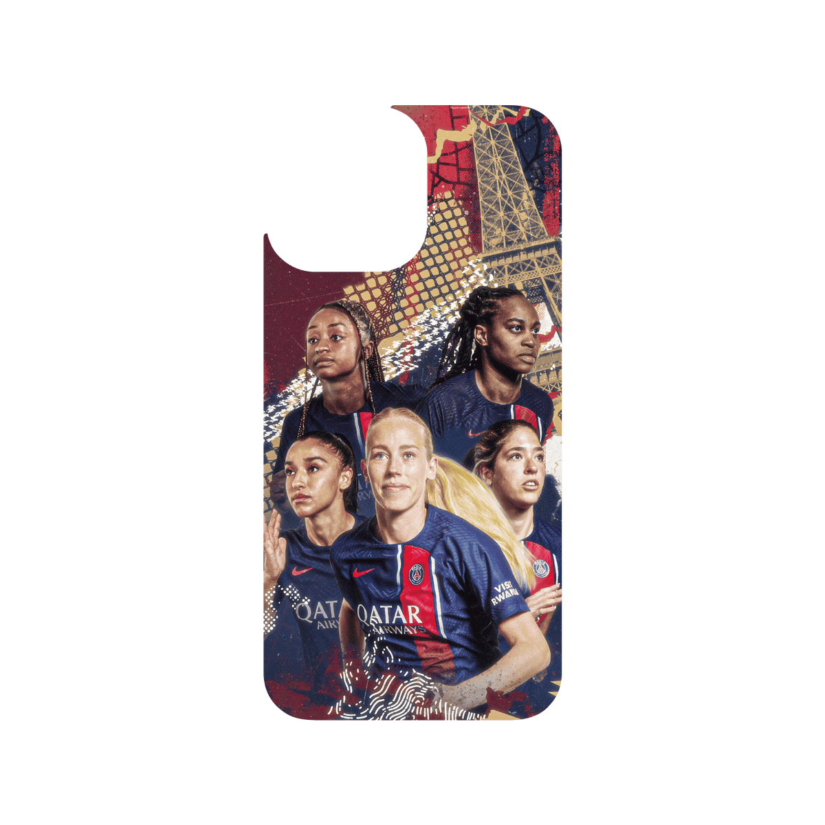 RHINOSHIELD X PSG Clear iPhone 13 Pro Max Case - PSG Victory - Squad 1