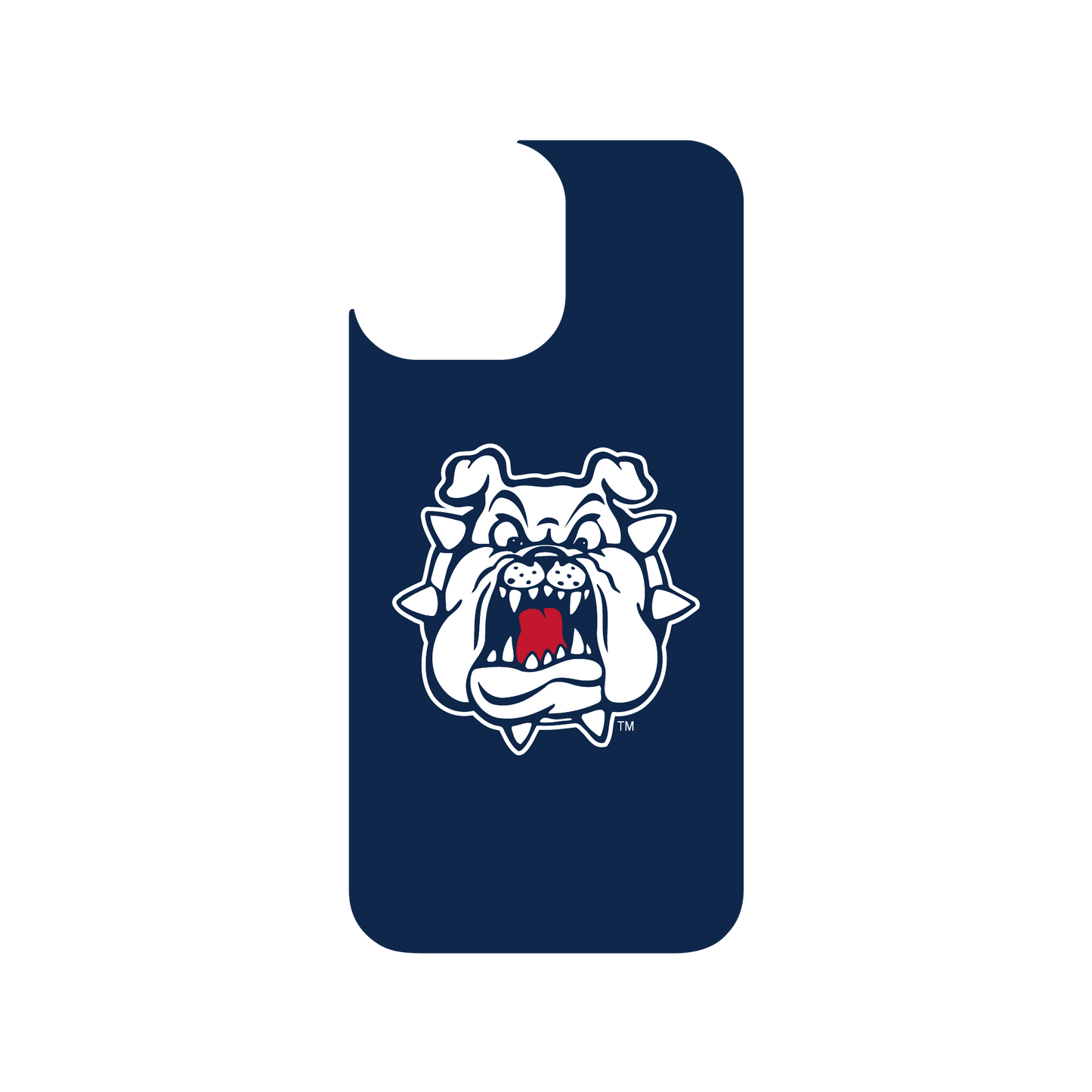 RHINOSHIELD X U.S. College Collections Clear Case (MagSafe compatible) iPhone 13 Pro Max - Fresno State Bulldogs-Dark